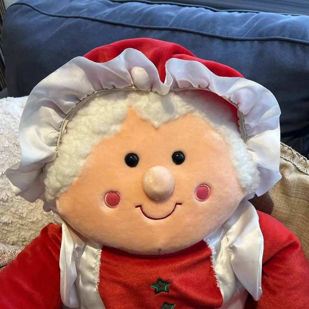 Vintage Mrs‎ Claus 3 ft Christmas Plush Caltoy Figure Large Child Size 36